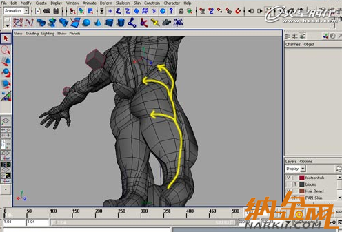 maya肌肉建模技巧 飛特網(wǎng) maya建模教程