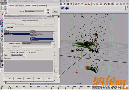 paint effect結(jié)合maya粒子制作動(dòng)畫 飛特網(wǎng) maya入門教程