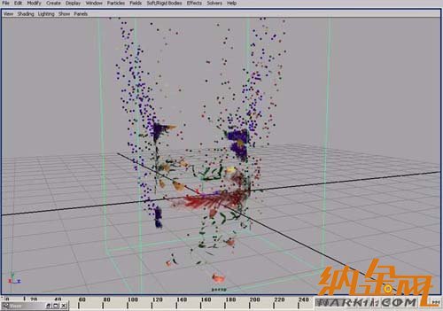 paint effect結(jié)合maya粒子制作動(dòng)畫 飛特網(wǎng) maya入門教程