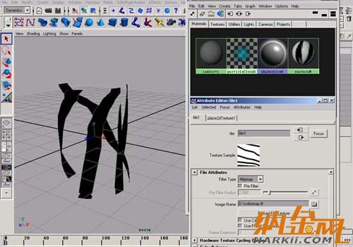 paint effect結(jié)合maya粒子制作動(dòng)畫 飛特網(wǎng) maya入門教程