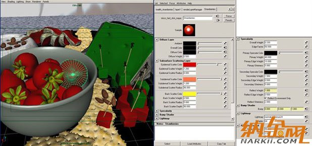 maya打造真實(shí)果蔬效果 飛特網(wǎng) maya推薦教程