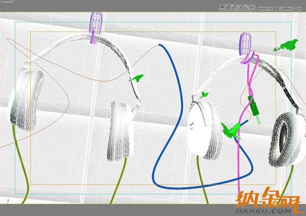 3DSMAX制作逼真的電腦耳機(jī)教程,PS教程,思緣教程網(wǎng)