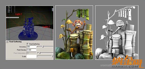 《敲竹鼓的野猴子》Maya作品制作流程 - 3D動(dòng)畫教程 -  81_880d760d.jpg