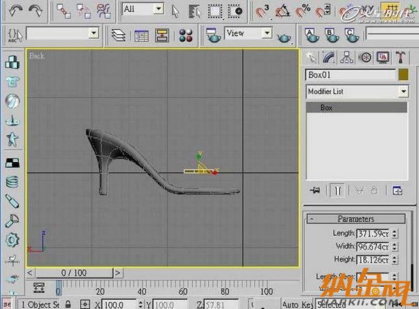 3dsmax高跟鞋建模教程 飛特網(wǎng) 3dsmax建模教程