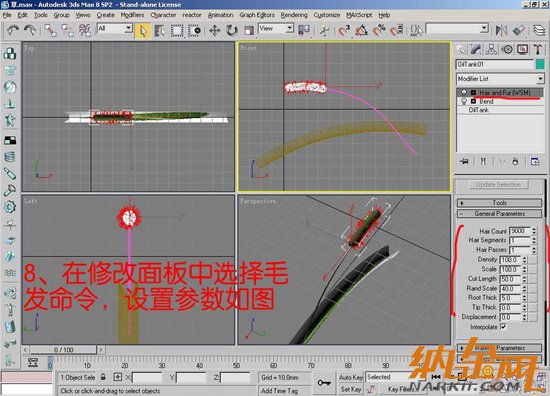 3DMAX打造狗尾巴草