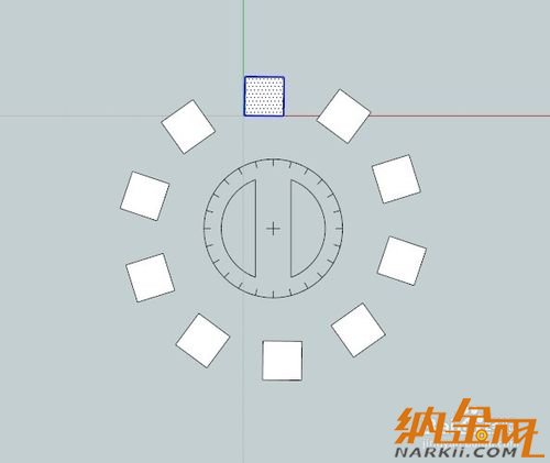 sketchup教程：草圖大師sketchup如何旋轉(zhuǎn)復(fù)制