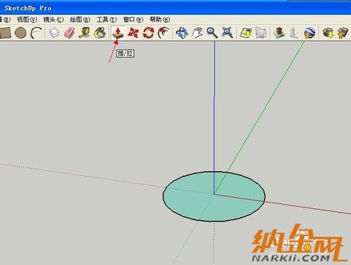 sketchup建模教程：sketchup草圖大師畫一個內(nèi)空圓柱