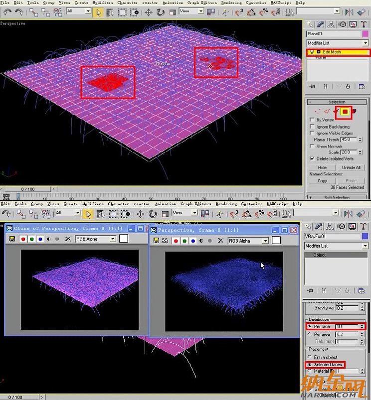 vray材質(zhì)教程：vray毛發(fā)地毯的制作全過程