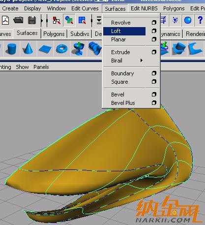 maya建模教程：Maya企鵝nurbs無縫建模