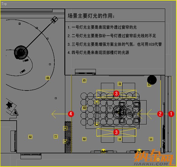 V-Ray室內(nèi)場景燈光分析 V-RAY教程 飛特網(wǎng)