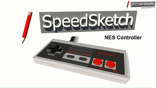 sketchup教程：NES 游戲手柄快速建模