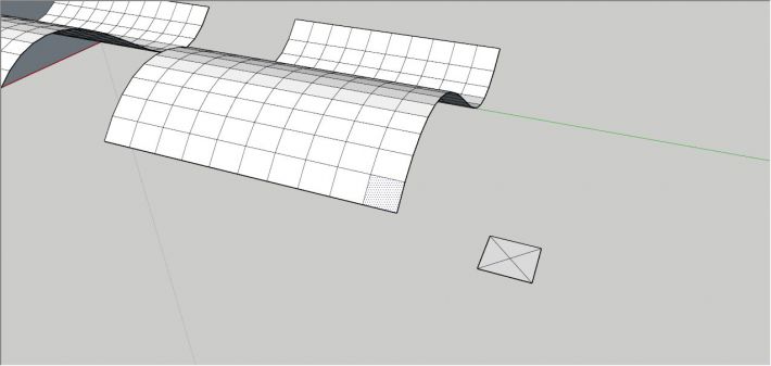 sketchup建模教程：曲面桁架建模教程