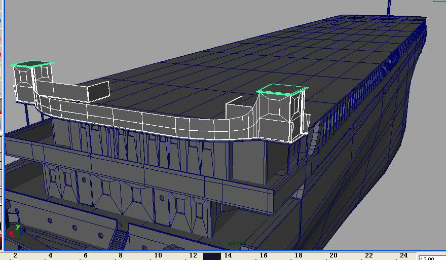 泰坦尼克號(hào)maya建模教程3