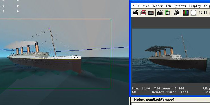 泰坦尼克號(hào)maya建模教程5