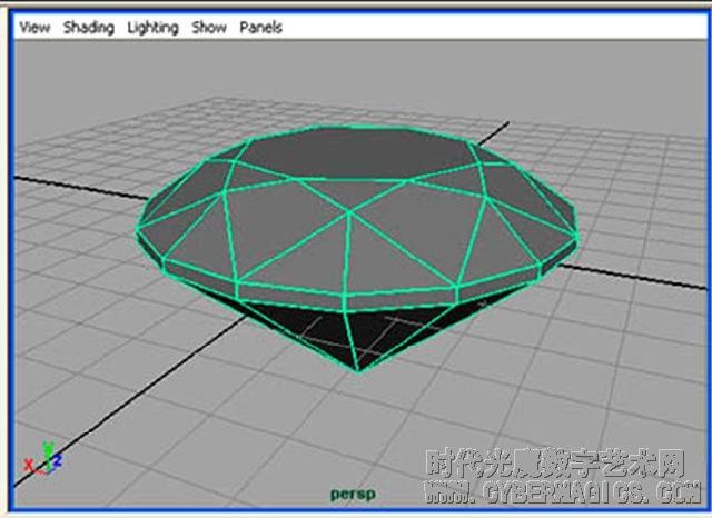 鉆石雕刻Maya建模教程