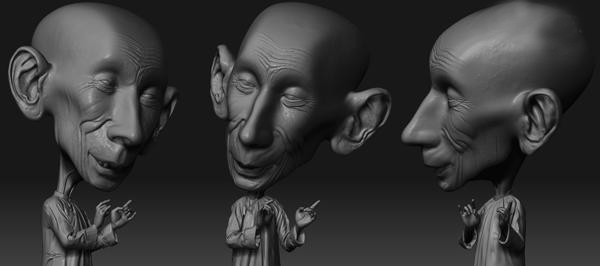 ZBRUSH打造著名相聲演員馬三立  納金網(wǎng)