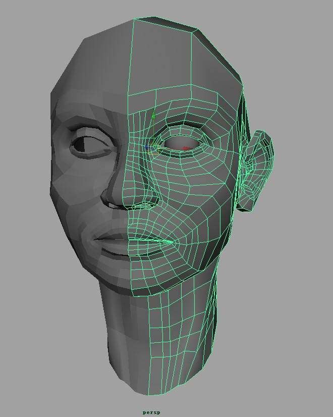 利用MAYA完成角色頭部建模  納金網(wǎng)