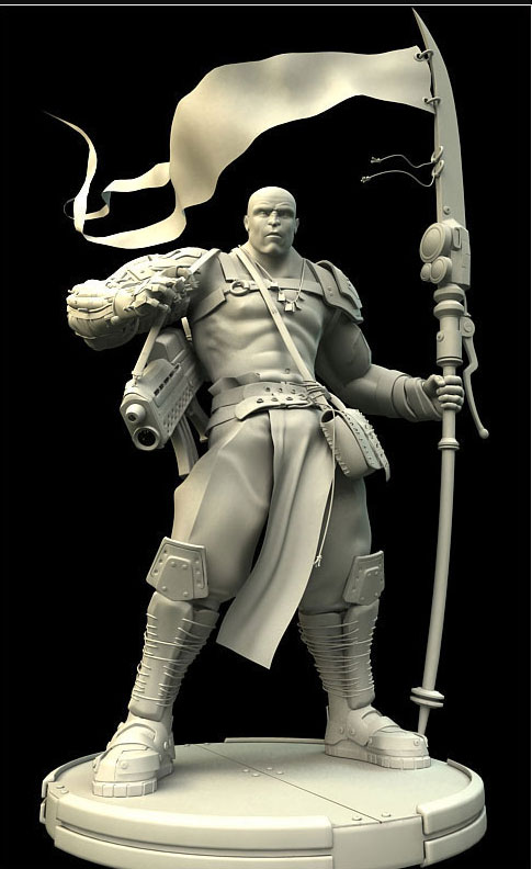 ZBrush創(chuàng)作半機器人Captain Bonecrusher角色教程 納金網(wǎng)